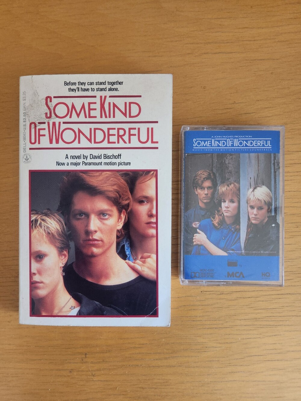 Some Kind of Wonderful 80s soundtrack and Paperback Book (Lot of 2)